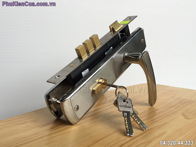 Khóa cửa tay gạt Huy Hoàng EX8518 - ảnh 1